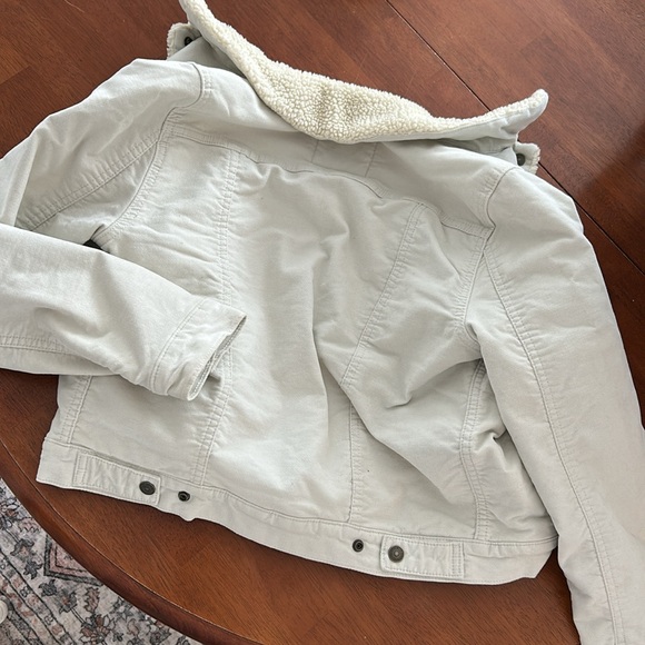 Levis sherpa lined jacket coat shacket medium corduroy trucker - Picture 7 of 11